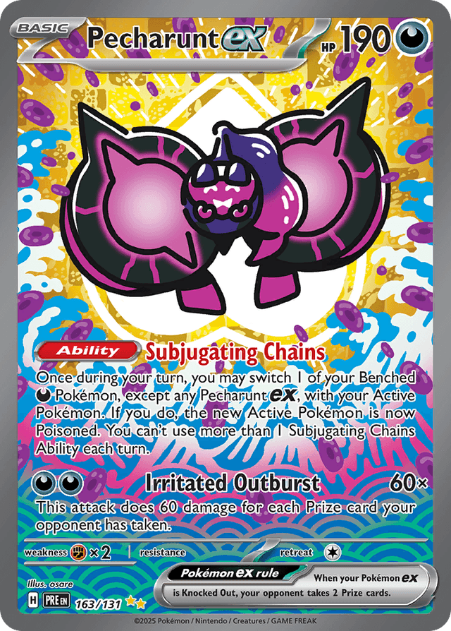 Carta Pecharunt ex 163/131 do set Prismatic Evolutions — Pokémon TCG | Bynx