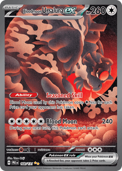 Bloodmoon Ursaluna ex 168 — Prismatic Evolutions