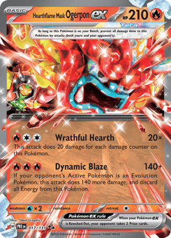 Hearthflame Mask Ogerpon ex 17 — Prismatic Evolutions