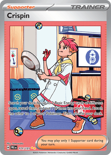 Carta Crispin 171/131 do set Prismatic Evolutions — Pokémon TCG | Bynx