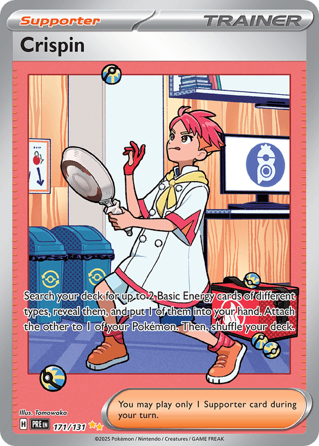 Carta Crispin 171/131 do set Prismatic Evolutions — Pokémon TCG | Bynx
