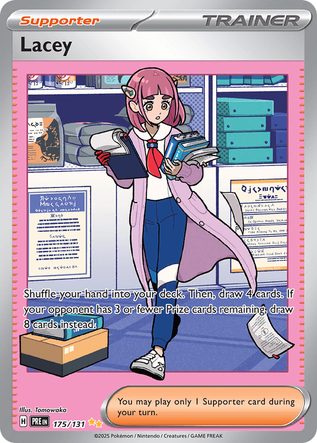 Carta Lacey 175/131 do set Prismatic Evolutions — Pokémon TCG | Bynx