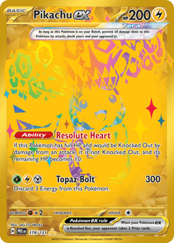 Pikachu ex 179 — Prismatic Evolutions