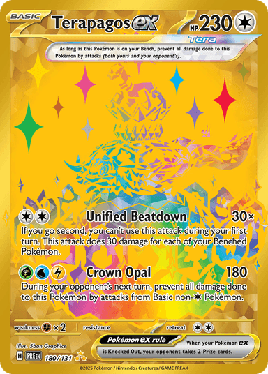 Carta Terapagos ex 180/131 do set Prismatic Evolutions — Pokémon TCG | Bynx