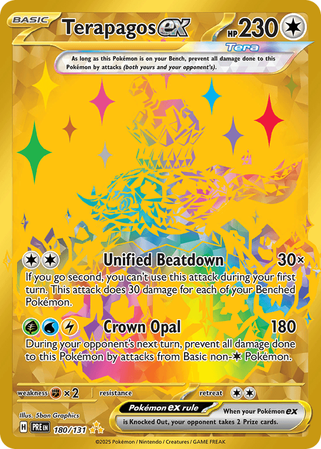Carta Terapagos ex 180/131 do set Prismatic Evolutions — Pokémon TCG | Bynx