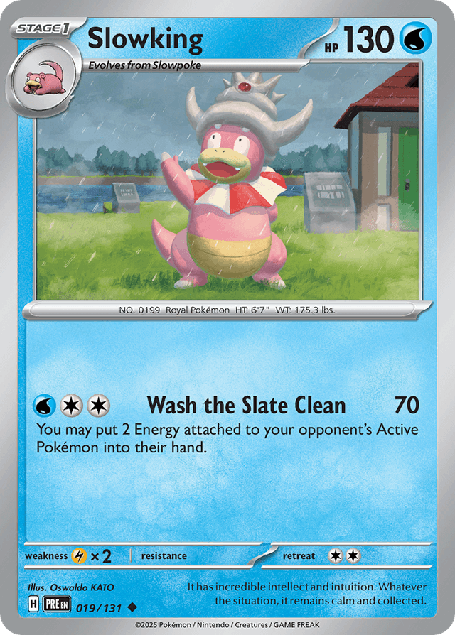 Carta Slowking 19/131 do set Prismatic Evolutions — Pokémon TCG | Bynx