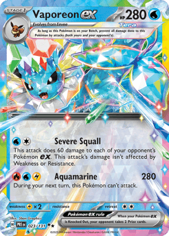 Vaporeon ex 23 — Prismatic Evolutions