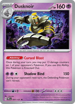 Dusknoir 37 — Prismatic Evolutions