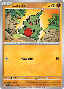 Larvitar 047/131 — Prismatic Evolutions