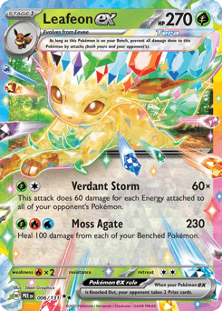 Leafeon ex 6/131 — Evoluções Prismáticas