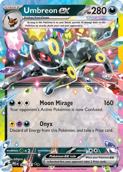 Umbreon ex 60 — Prismatic Evolutions