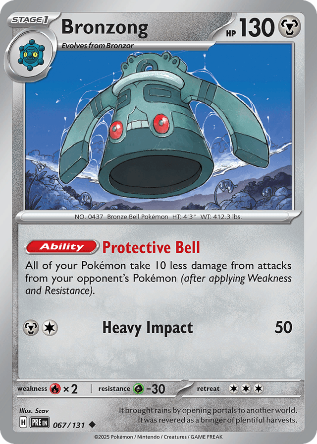 Carta Bronzong 67/131 do set Prismatic Evolutions — Pokémon TCG | Bynx