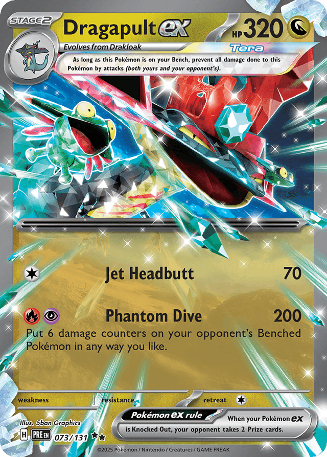 Carta Dragapult ex 73/131 do set Prismatic Evolutions — Pokémon TCG | Bynx