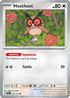 Hoothoot 77 — Prismatic Evolutions