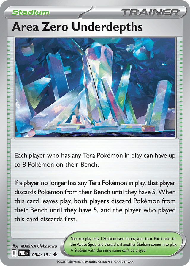 Carta Area Zero Underdepths 94/131 do set Prismatic Evolutions — Pokémon TCG | Bynx