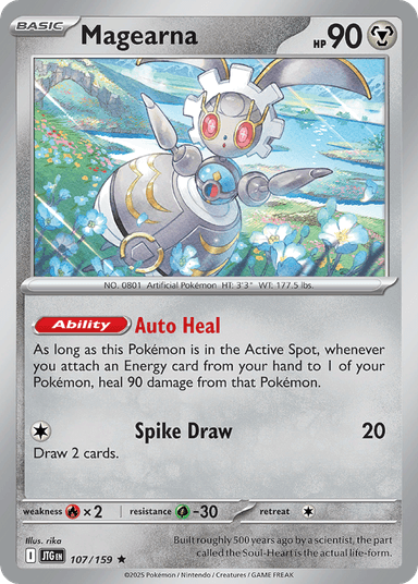 Carta Magearna 107/159 do set Journey Together — Pokémon TCG | Bynx
