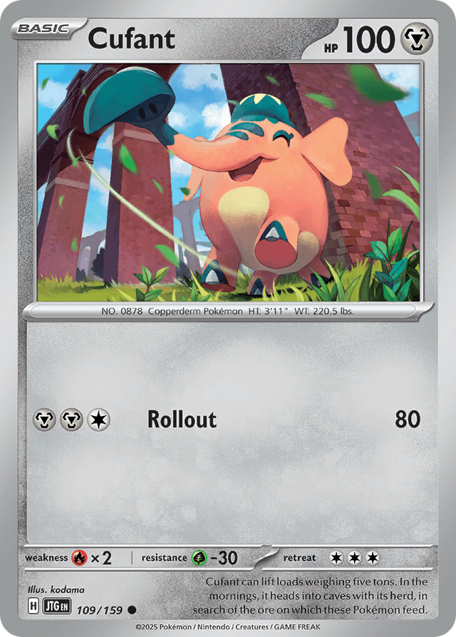Carta Cufant 109/159 do set Journey Together — Pokémon TCG | Bynx