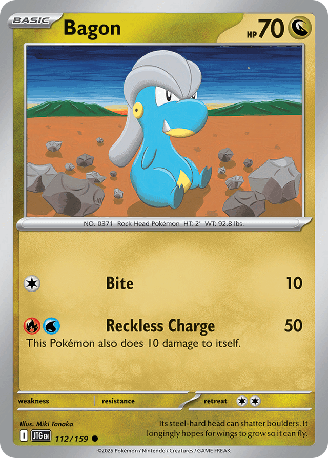 Carta Bagon 112/159 do set Journey Together — Pokémon TCG | Bynx