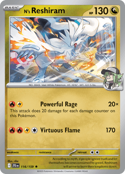N's Reshiram 116 — Journey Together