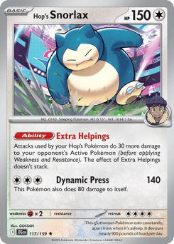 Hop's Snorlax 117 — Journey Together