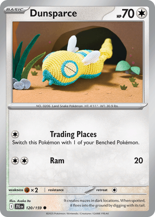 Carta Dunsparce 120/159 do set Journey Together — Pokémon TCG | Bynx