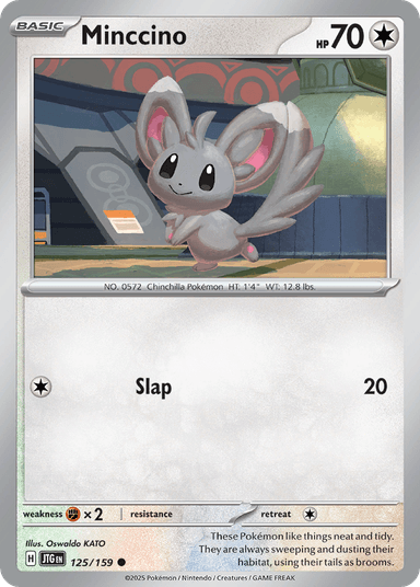 Carta Minccino 125/159 do set Journey Together — Pokémon TCG | Bynx