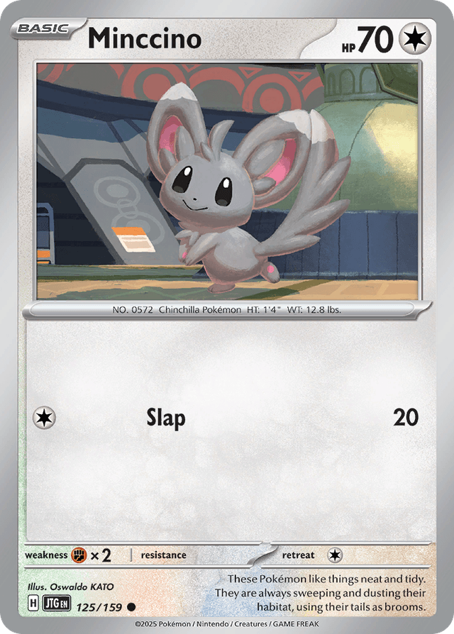 Carta Minccino 125/159 do set Journey Together — Pokémon TCG | Bynx