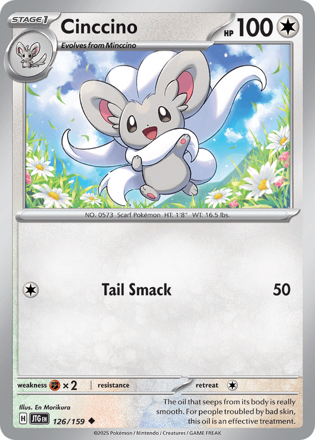 Carta Cinccino 126/159 do set Journey Together — Pokémon TCG | Bynx