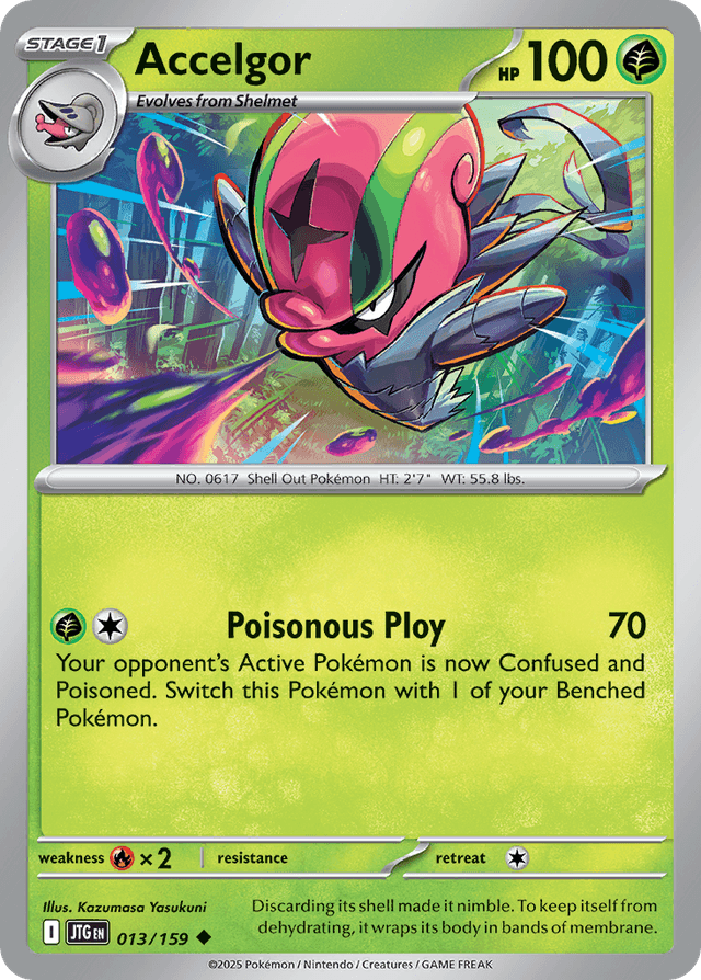 Carta Accelgor 13/159 do set Journey Together — Pokémon TCG | Bynx