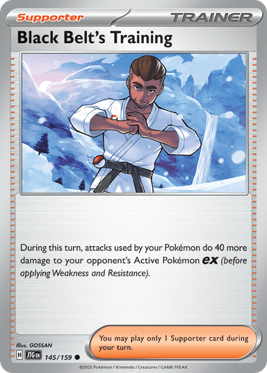 Carta Black Belt's Training 145/159 do set Journey Together — Pokémon TCG | Bynx