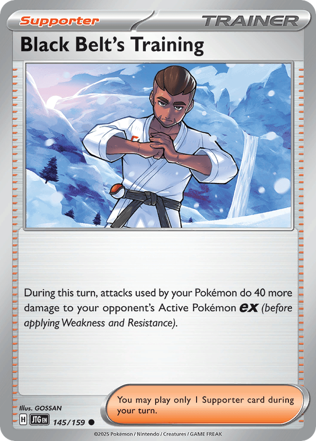Carta Black Belt's Training 145/159 do set Journey Together — Pokémon TCG | Bynx