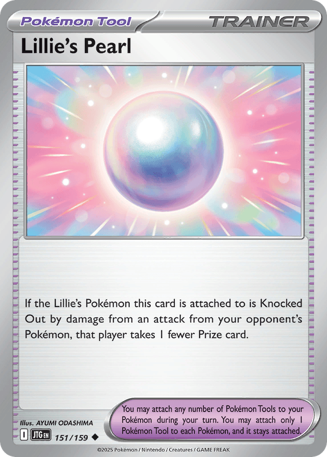 Carta Lillie's Pearl 151/159 do set Journey Together — Pokémon TCG | Bynx