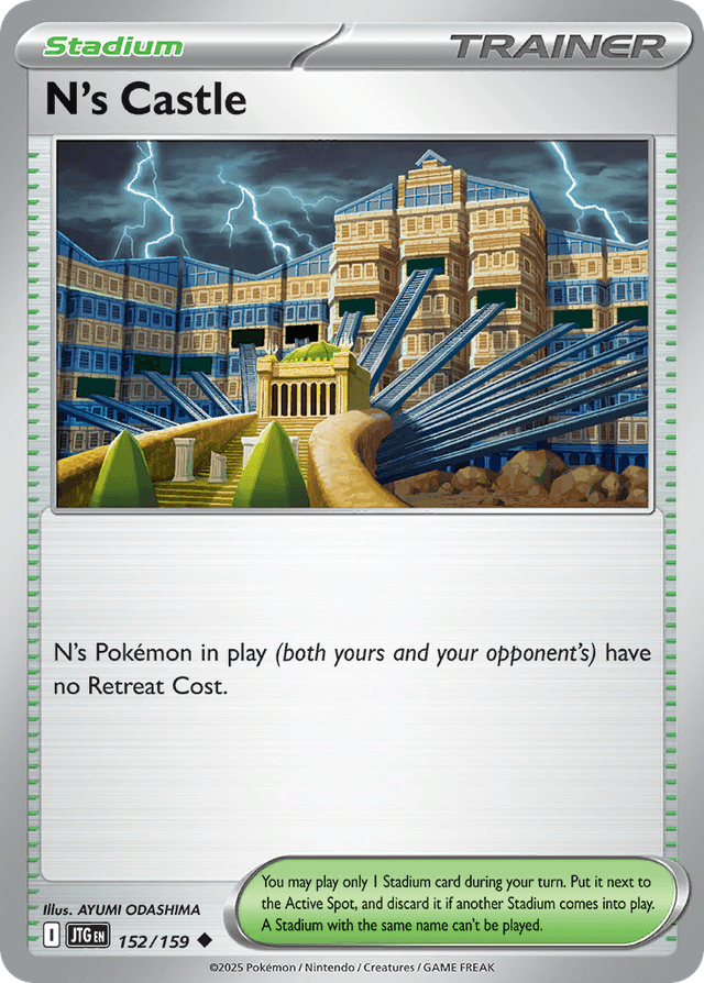 Carta N's Castle 152/159 do set Journey Together — Pokémon TCG | Bynx