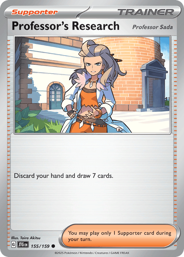 Carta Professor's Research 155/159 do set Journey Together — Pokémon TCG | Bynx