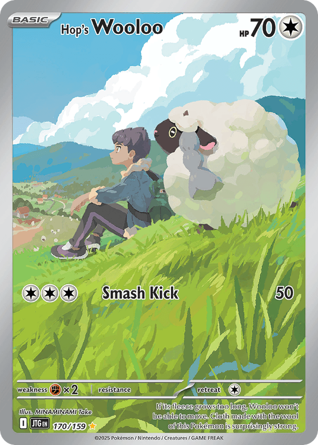 Carta Hop's Wooloo 170/159 do set Journey Together — Pokémon TCG | Bynx