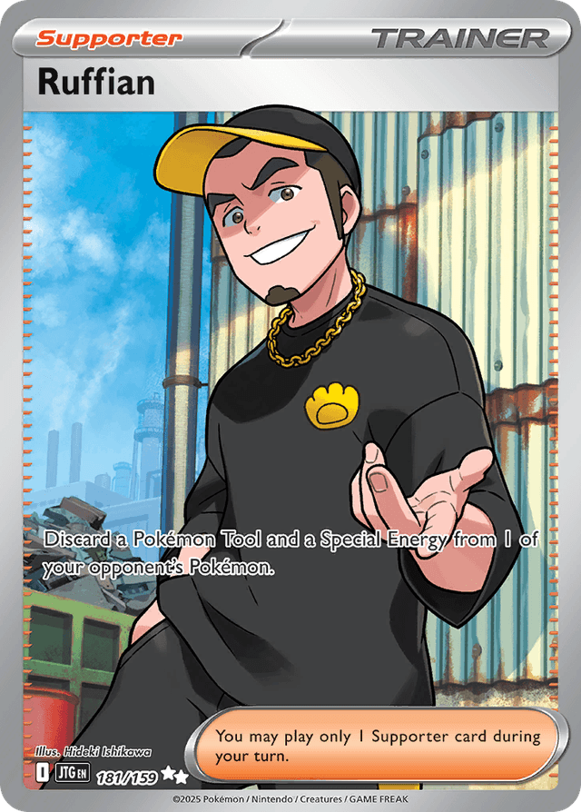 Carta Ruffian 181/159 do set Journey Together — Pokémon TCG | Bynx