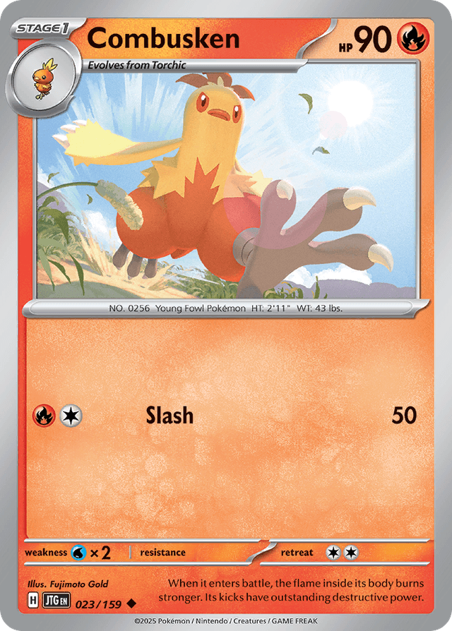 Carta Combusken 23/159 do set Journey Together — Pokémon TCG | Bynx