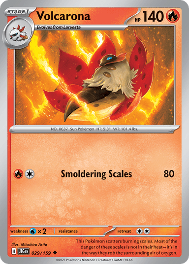 Carta Volcarona 29/159 do set Journey Together — Pokémon TCG | Bynx
