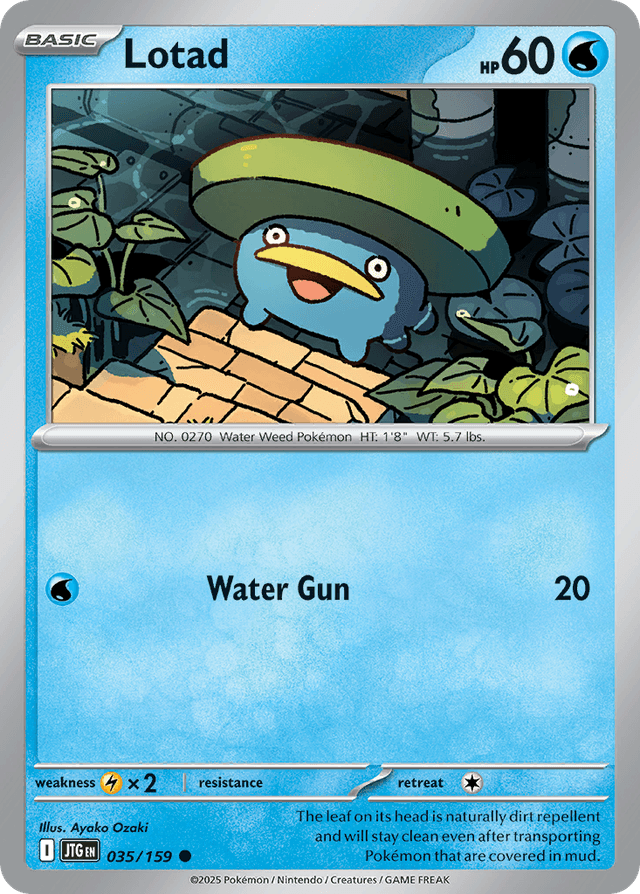 Carta Lotad 35/159 do set Journey Together — Pokémon TCG | Bynx