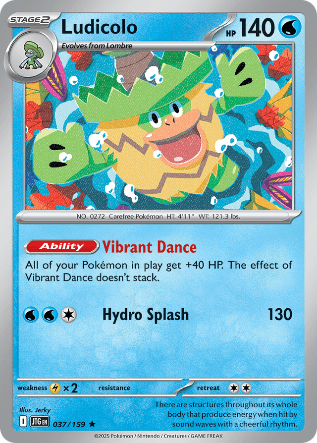 Carta Ludicolo 37/159 do set Journey Together — Pokémon TCG | Bynx