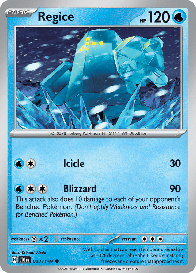 Carta Regice 42/159 do set Journey Together — Pokémon TCG | Bynx
