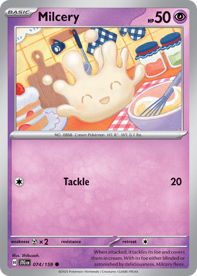 Carta Milcery 74/159 do set Journey Together — Pokémon TCG | Bynx