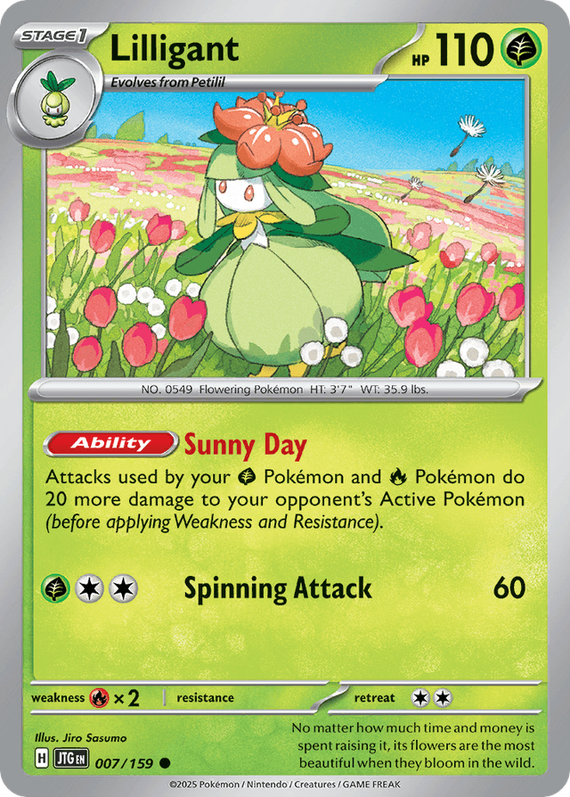 Carta Lilligant 7/159 do set Journey Together — Pokémon TCG | Bynx