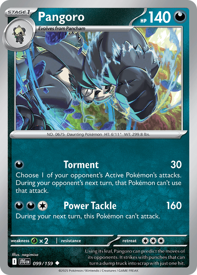 Carta Pangoro 99/159 do set Journey Together — Pokémon TCG | Bynx