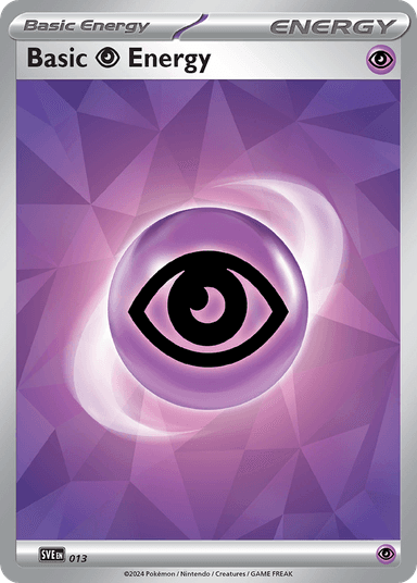 Carta Basic Psychic Energy 13/8 do set Scarlet & Violet Energies — Pokémon TCG | Bynx