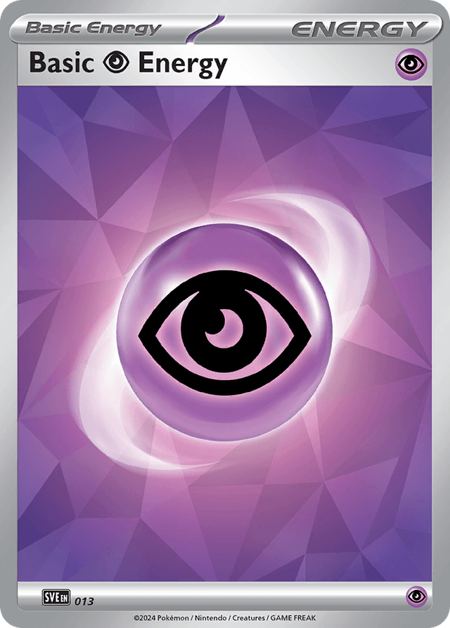 Carta Basic Psychic Energy 13/8 do set Scarlet & Violet Energies — Pokémon TCG | Bynx