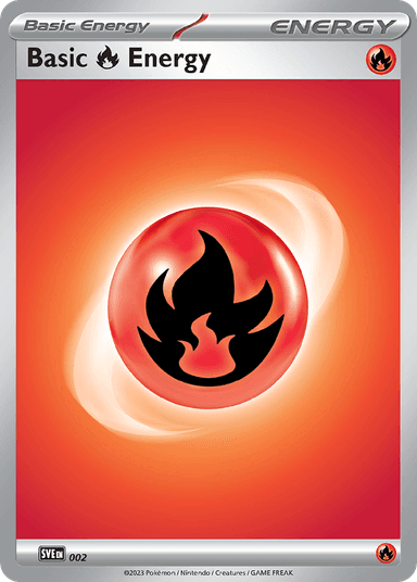 Carta Basic Fire Energy 2/8 do set Scarlet & Violet Energies — Pokémon TCG | Bynx