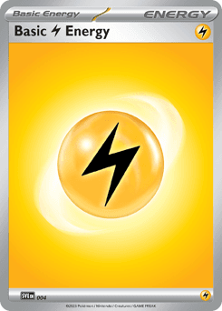 Basic Lightning Energy 4/8 — Scarlet & Violet Energies