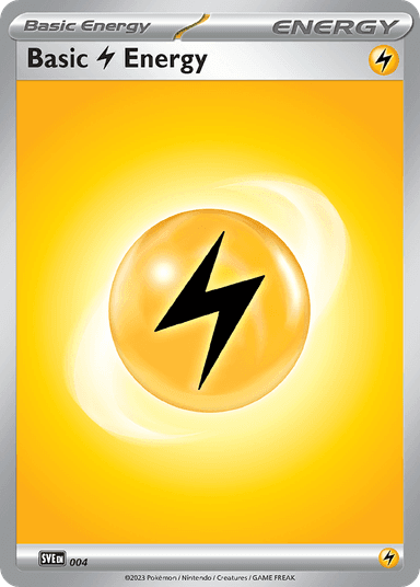 Carta Basic Lightning Energy 4/8 do set Scarlet & Violet Energies — Pokémon TCG | Bynx