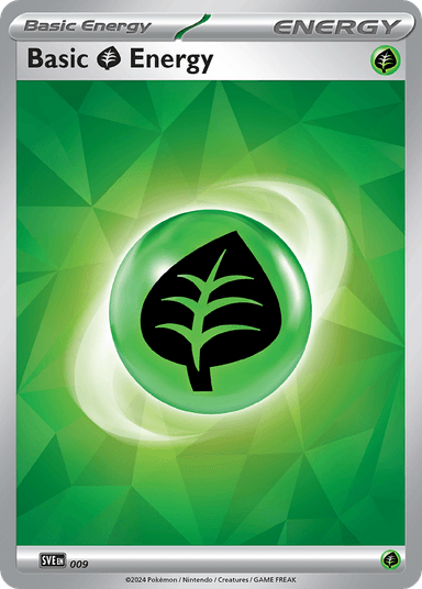 Carta Basic Grass Energy 9/8 do set Scarlet & Violet Energies — Pokémon TCG | Bynx